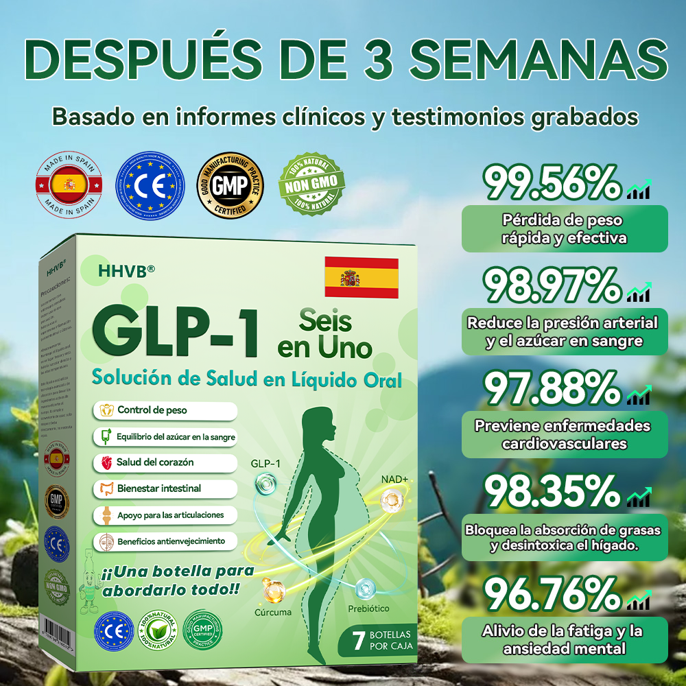 𝐓𝐢𝐞𝐧𝐝𝐚 𝐎𝐟𝐢𝐜𝐢𝐚𝐥 | 𝐇𝐇𝐕𝐁® 👩‍⚕️ 𝐆𝐋𝐏-𝟏 𝐒𝐨𝐥𝐮𝐜𝐢ó𝐧 𝐎𝐫𝐚𝐥 𝟔-𝐞𝐧-𝟏 (𝟏 𝐝𝐨𝐬𝐢𝐬 𝐚𝐥 𝐝í𝐚, 𝐜𝐚𝐦𝐛𝐢𝐨𝐬 𝐯𝐢𝐬𝐢𝐛𝐥𝐞𝐬 𝐞𝐧 𝟕 𝐝í𝐚𝐬) ✅ 𝐏𝐮𝐞𝐝𝐞 𝐚𝐲𝐮𝐝𝐚𝐫 𝐜𝐨𝐧 𝐨𝐛𝐞𝐬𝐢𝐝𝐚𝐝, 𝐬𝐚𝐥𝐮𝐝 𝐜𝐚𝐫𝐝𝐢𝐨𝐯𝐚𝐬𝐜𝐮𝐥𝐚𝐫, 𝐜𝐨𝐧𝐭𝐫𝐨𝐥 𝐝𝐞 𝐥𝐚 𝐝𝐢𝐚𝐛𝐞𝐭𝐞𝐬, 𝐚𝐩𝐧𝐞𝐚 𝐝𝐞𝐥 𝐬𝐮𝐞ñ𝐨, 𝐬𝐚𝐥𝐮𝐝 𝐚𝐫𝐭𝐢𝐜𝐮𝐥𝐚𝐫 𝐲 𝐦á𝐬